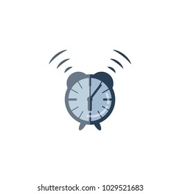 Time management planning and control. Clock, timer Vector flat illustration.