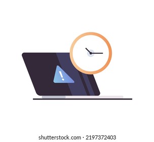 Time management and planning day scheduling appointment agenda meeting plan concept flat vector illustration.