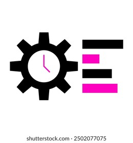 Time Management for Productivity Icon