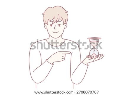 Time management reminder, Person emphasizing importance of scheduling and goal achievement, Person demonstrating crucial role of managing schedules for successful goal completion
