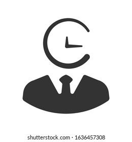 Time management, time schedule icon for your web site , logo, app, UI design