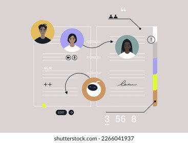 Time management scheme, optimization of a planning process, organizational activity, an AI generator used as a team member