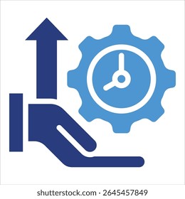 Elemento De Ícone De Estratégia De Gerenciamento De Tempo Para Design