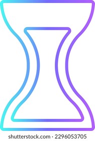 Icono de Gestión y trabajo en equipo de administración de tiempo con estilo duotónico azul. reloj, reloj, fecha límite, alarma, hora, fecha, planificación. Ilustración del vector