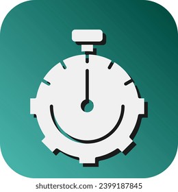 Time Management Vector Glyph Gradient Background Icon For Personal And Commercial Use.
