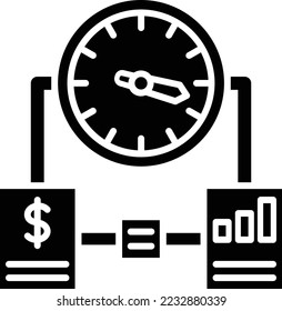 Time Management vector icon. Can be used for printing, mobile and web applications.
