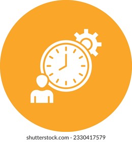 Time Management vector icon. Can be used for printing, mobile and web applications.