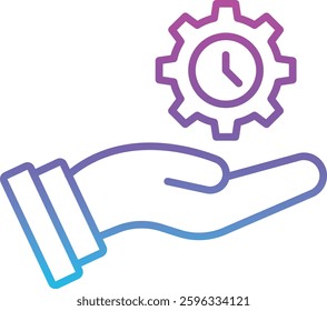 Time Management vector icon. Can be used for printing, mobile and web applications.