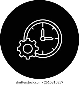 Time Management vector icon. Can be used for printing, mobile and web applications.