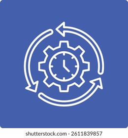 Time Management vector icon. Can be used for printing, mobile and web applications.