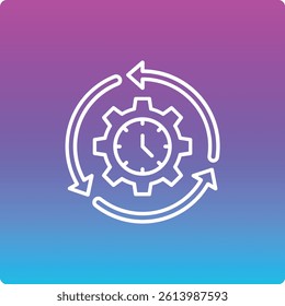 Time Management vector icon. Can be used for printing, mobile and web applications.