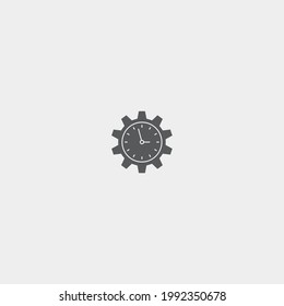 Time management vector icon illustration sign