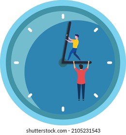 Time Management vector illustration You Can easily edit it