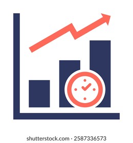 Time To Market Icon Element For Design