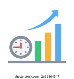 Time To Market Icon Element for Design