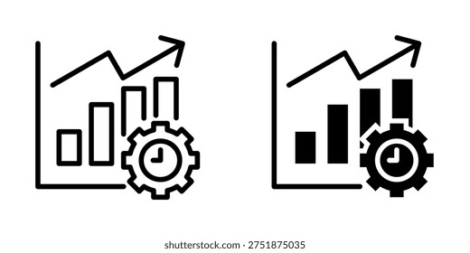 Time to market icon, element icon for design branding, print, and digital media