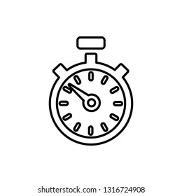 time to market icon. Element of Software development for mobile concept and web apps icon. Thin line icon for website design and development, app development