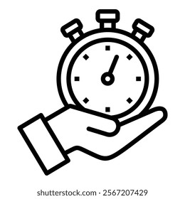 Time Mastery Icon Element For Design