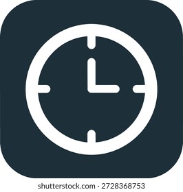 Objeto de medición de tiempo que muestra las agujas de minutos de hora precisas elemento de aplicación de recordatorio de programación