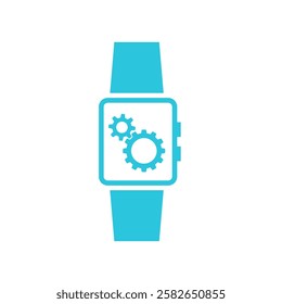 Time Mechanism icon, Isolated on white background.