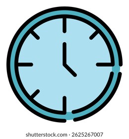 Ícone de meditação do tempo. Contorno Tempo ícone vetorial de meditação para web design isolado no fundo branco cor plana