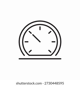 time meter icon sign vector