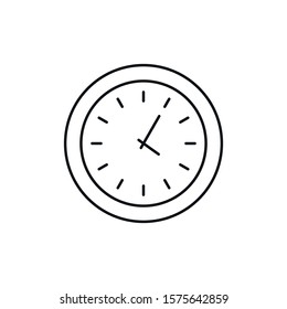 time - minimal line web icon. simple vector illustration. concept for infographic, website or app.