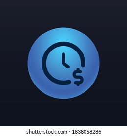 Time is Money - App Icon Button