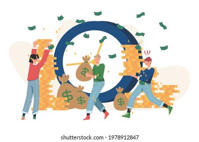 Time is money, business and finance, payment day