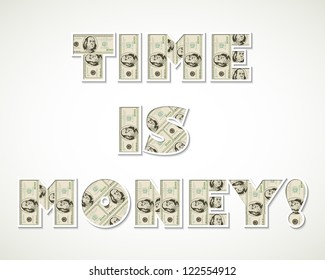 Time is money concept