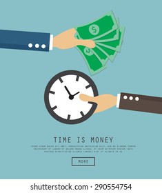 Time IS Money Concept