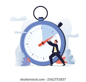 Time is money concept. Business investments, earnings and financial savings, budget management, savings account. Time management planning, deadline. Work deadline or planning for launch date