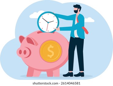 Time is Money concept. business, time management, wealth.

