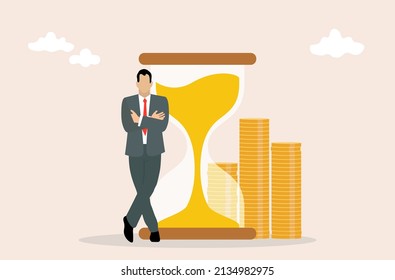 Time Money Concept In Vector Format