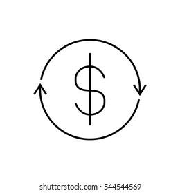 Time is money concept - vector illustration.