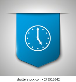 time is money conceptual vector illustration-isolated watch in flat design style on background
