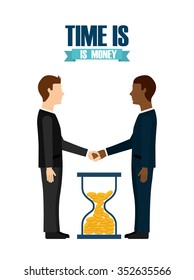 time is money design, vector illustration eps10 graphic 
