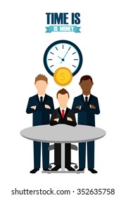 time is money design, vector illustration eps10 graphic 