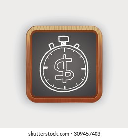 time is money doodle