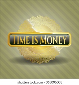 Time is Money golden emblem