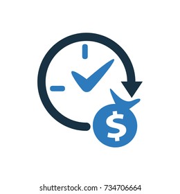 Time & Money Icon