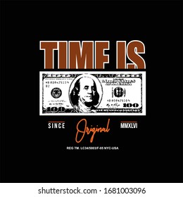 Time is money illustration vector