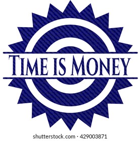 Time is Money jean background
