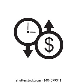 Time Money Infinity Symbol Business Logo: ภาพประกอบสต็อก 449098375 ...