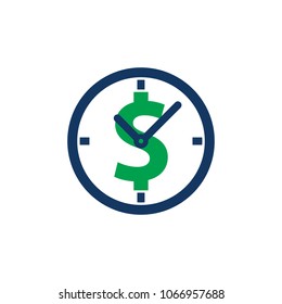 Time Money Logo Icon Design