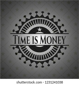 Time is Money realistic dark emblem