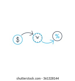 Time is money. Savings account