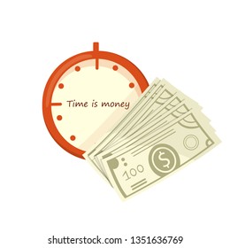 time money vector illustration