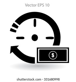 time is money vector illustration
