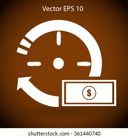time is money vector illustration